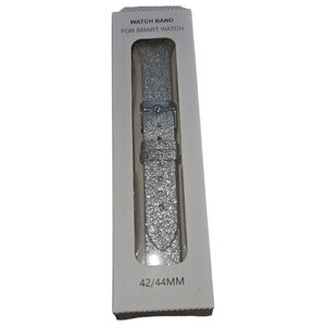 NWT Silver Sparkly Watch Band For Smart Watch